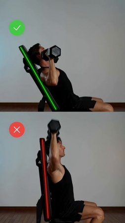 Fix this shoulder press mistake ✅