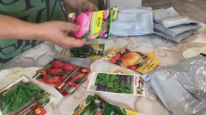Распаковка посылки с семенами Покупка в интернет магазине.