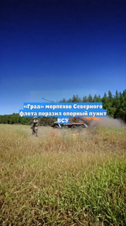 «Град» морпехов Северного флота поразил опорный пункт ВСУ