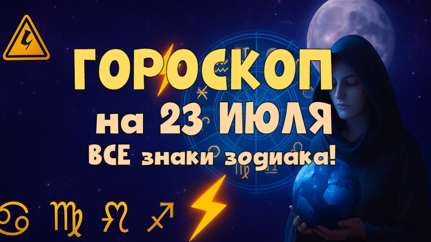 ⚠️ Гороскоп на сегодня 23 июля 2025 — Важные предупреждения и мощные советы для каждого знака!
