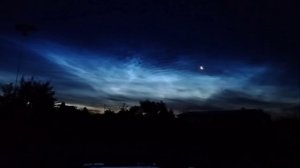 Серебристые облака в ночь на 22.07.2025