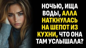 Жизненные истории. Ночью, ища воды, Алла наткнулась на шепот из кухни, что она там. Аудиокниги