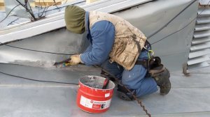 Герметизация примыканий кровли