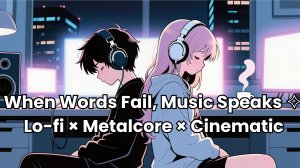 When Words Fail, Music Speaks | Lo-fi × Metalcore × Cinematic