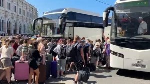 Дети из Енакиево прибыли на отдых в лагерь «Премьера» в Ленобласти