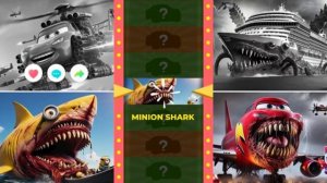 Танк Маккуина 🆚 Пожиратель школьных автобусов 🆚 Монстр из полицейской машины 🆚 Червяк-миньон