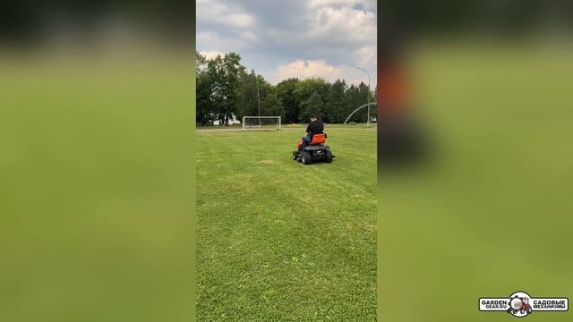 Садовый трактор Oleo-Mac OM 99L/12,5 K M тест драйв в работе смотреть онлайн