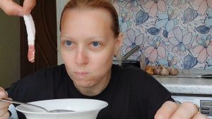 ОКРОШКА совместно приготовленная! МУКБАНГ