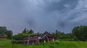 Гроза с градом в деревне 2025.07.12 [2K | Yali Blank — Black Skies]