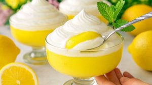 Освежает ЛУЧШЕ, чем мороженое! 🍋 Лимонный десерт БЕЗ желатина и муки!
