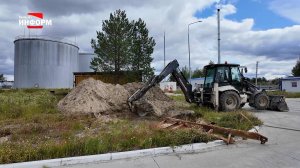 Замена участка напорной линии