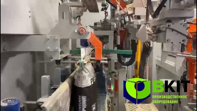 Линия фасовки, упаковки порошка в бумажный мешок с зашивкой смотреть онлайн