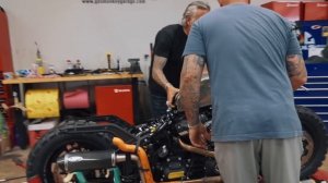 Мы собрали мотоцикл для Ричарда  Полная сборка