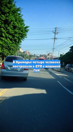 В Приморье четыре человека пострадали в ДТП с машиной ГАИ