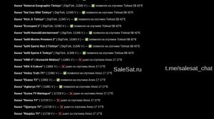 Новости транспондеров от 21.07.25