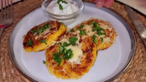 ВКУС ДЕТСТВА за копейки! Нежнейшие оладьи из тыквы и картошки — просто, бюджетно, пальчики оближешь
