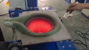 Плавка меди и латуни | Индукционная печь GS-MF-160 — плавильная установка LIPAI