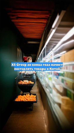 Х5 Group до конца года начнет поставлять товары в Китай