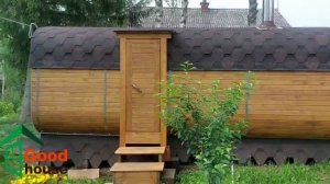 Отзывы баня бочка Квадро 6 метров Ярославская область
