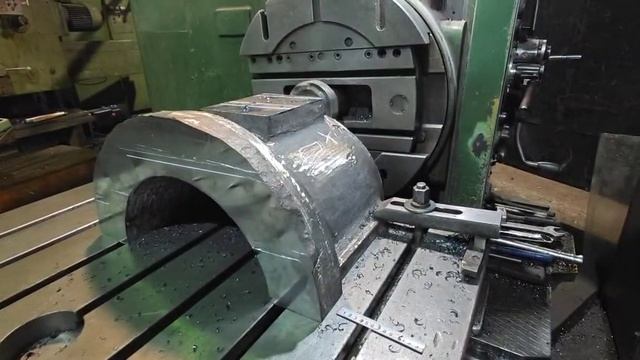 Обработка заготовки на горизонтально-расточном станке смотреть онлайн