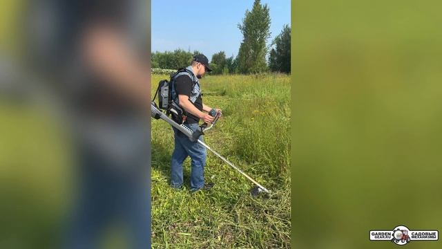 Аккумуляторная мотокоса Caiman ENO BCTXi тест драйв в работе смотреть онлайн