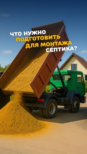 Что покупает заказчик для монтажа септика? А что приносит бригада? #септик #канализация