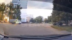 Момент ДТП с подростками на Хваткова попал на видео