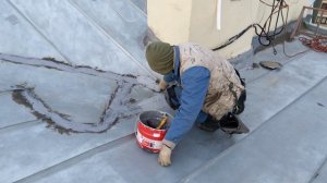 Герметизация примыканий фальцевой кровли
