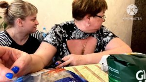 А у меня опять гости,но я им рада😍/Вика не ест ,съем сама😉/Что купила 😉