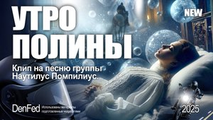 Утро Полины. Клип-сказка на песню группы Наутилус Помпилиус. В. Бутусов И. Кормильцев. НейросетиNEW