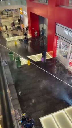 💦Мощный водопад и потоп в ТЦ Кунцево Плаза💦