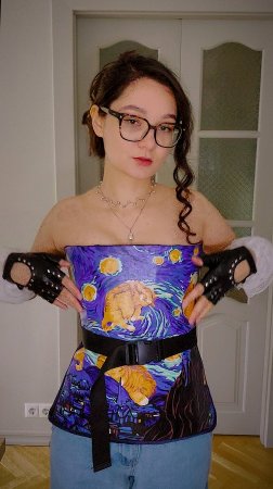 Корсет из картины по номерам 🌌