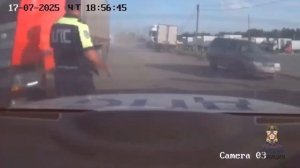 Видео погони з а фурой в Омской области
