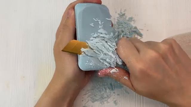 РЕЗКА МЫЛА Релакс-видео Хрустящий звук ASMR SOAP сухое мыло Удовлетворяющее видео без разговоров смотреть онлайн