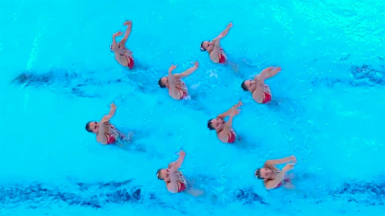 Наши синхронистки завоевали серебро в командных соревнованиях на ЧМ по водным видам спорта