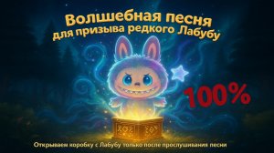 Как получить РЕДКОГО ЛАБУБУ? Слушаем песню и получаем РЕДКОГО ЛАБУБУ 100% Удачи!