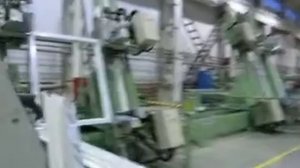 Производство окон ПВХ. Работа линии по производству пластиковых окон.