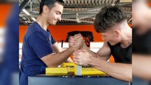 Спарринг-сессия армрестлинг #1