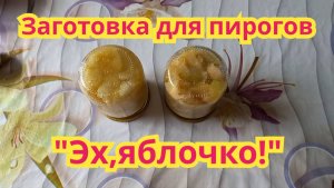 Как приготовить,очень вкусную,ароматную,заготовку для пирогов из яблок,за 5 минут.