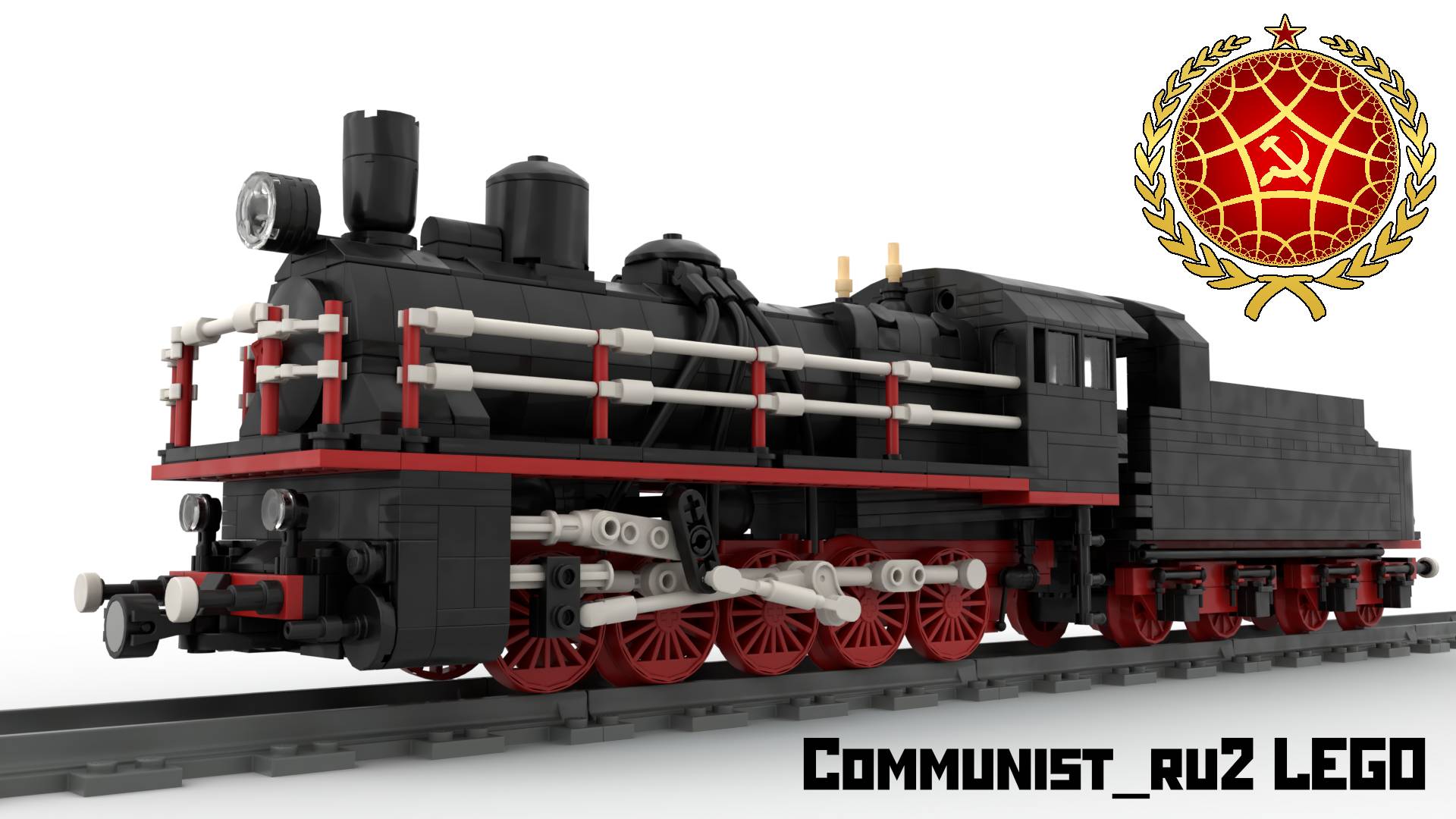 Паровоз серии Э из ЛЕГО (инструкция по сборке) смотреть онлайн