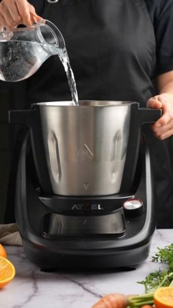 Рецепт морковно-апельсинового сока в кухонном роботе KitchenBot M1