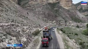 В Левашинском районе проводится ремонт дороги "Урма - Губден"