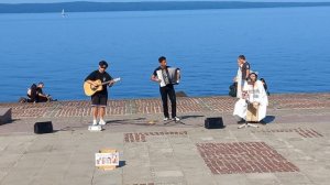 Вера, ты одна осталась у меня. Музыканты на набережной Петрозаводска 13.07.2025.