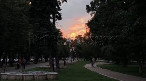 Закат на Востоке Москвы