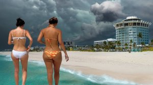 😱😮⚡Прогулка по пляжу Флорида 4K, Сент-Пит-Бич, Флорида