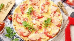 Быстрая пицца на сковороде