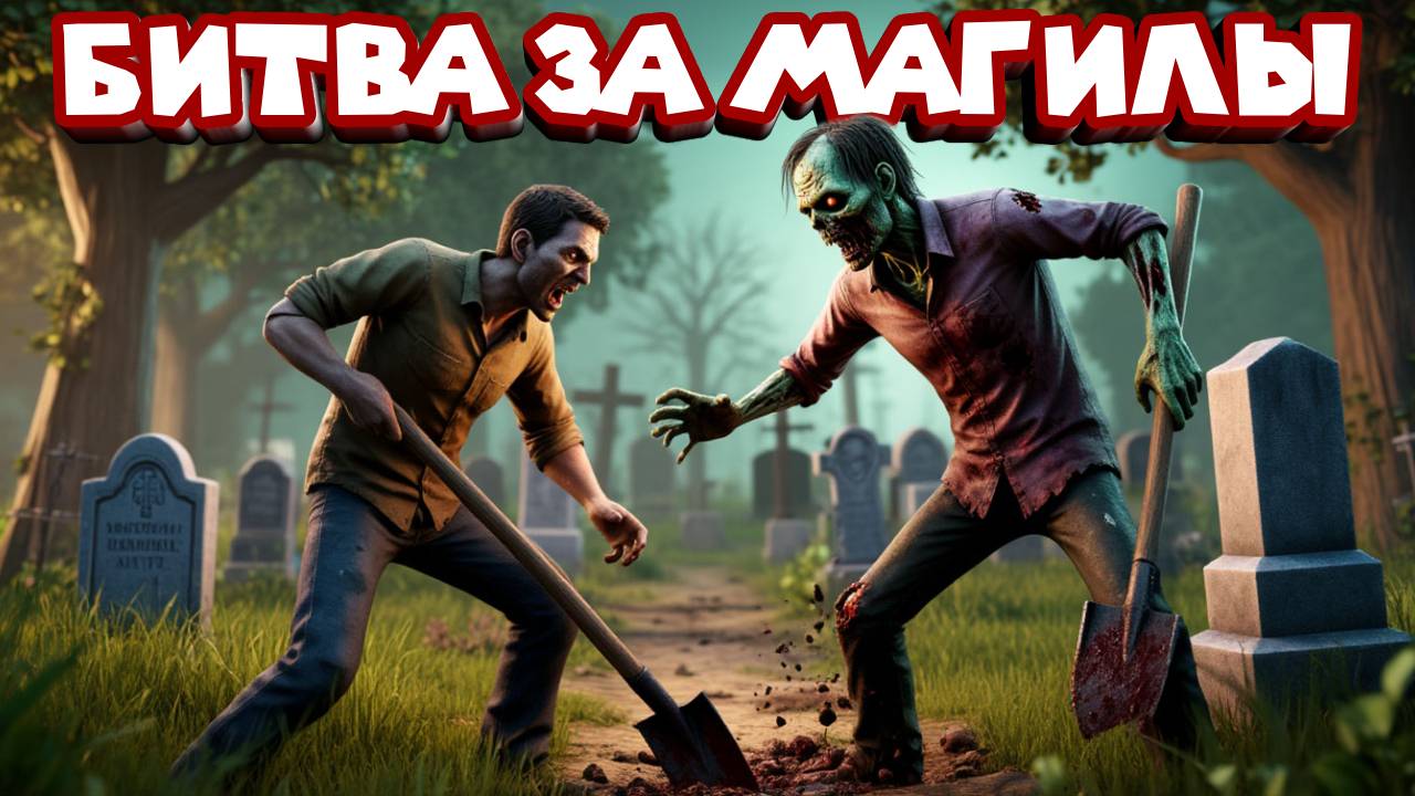 НУЖНО БОЛЬШЕ МОГИЛ Zombie Graveyard Simulator