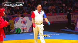 LOTKOVA (FIAS 1) vs URAKOVA (UZB). World SAMBO Championships Astana 2024