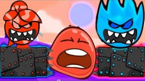 ОГОНЬ И ВОДА 🔥💧 НОВЫЙ КРАСНЫЙ ШАРИК 4 — ПОДЗЕМНЫЕ ХОДЫ! Red Ball 4: Volume 5 — INTO THE CAVE