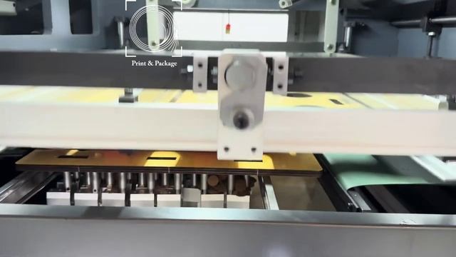 Автоматический штанцевальный пресс HT-1060PG с удалением облоя смотреть онлайн